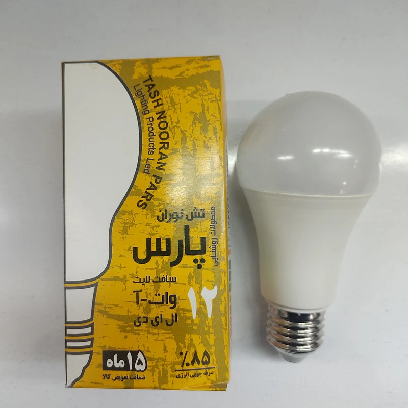 لامپ 12 وات تش نوران پارس مدل LED پایه E27